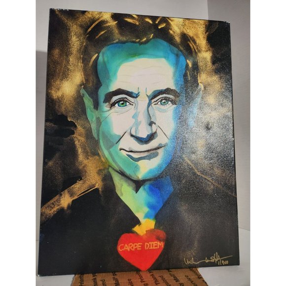 Robin Williams Art Carpe Diem Ms Doubtfire William K Stidham Print signed 1/950 - Picture 2 of 7